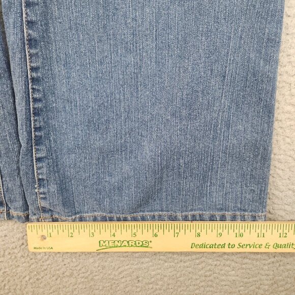 Y2K Lane Bryant Flare Leg Jeans Women's 2 Stretch Mid Rise Denim Pants Venezia - Picture 5 of 8